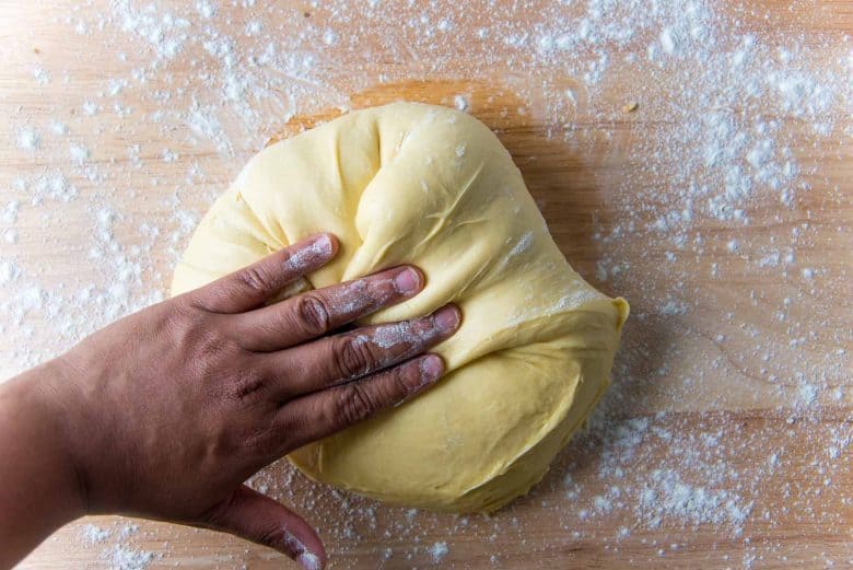 Shaping the dough 4