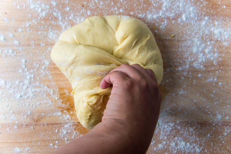 Shaping the dough 6