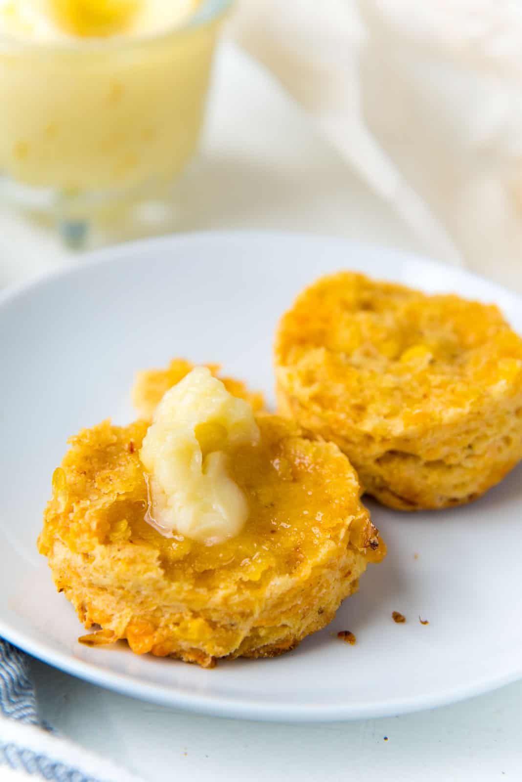 Cheddar Corn Biscuits  Flaky   Delicious  - 52