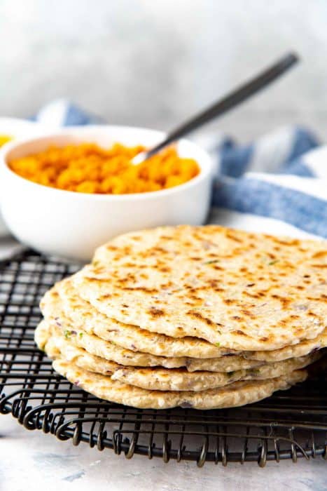 Authentic Sri Lankan Pol Roti (Coconut Roti) - The Flavor Bender