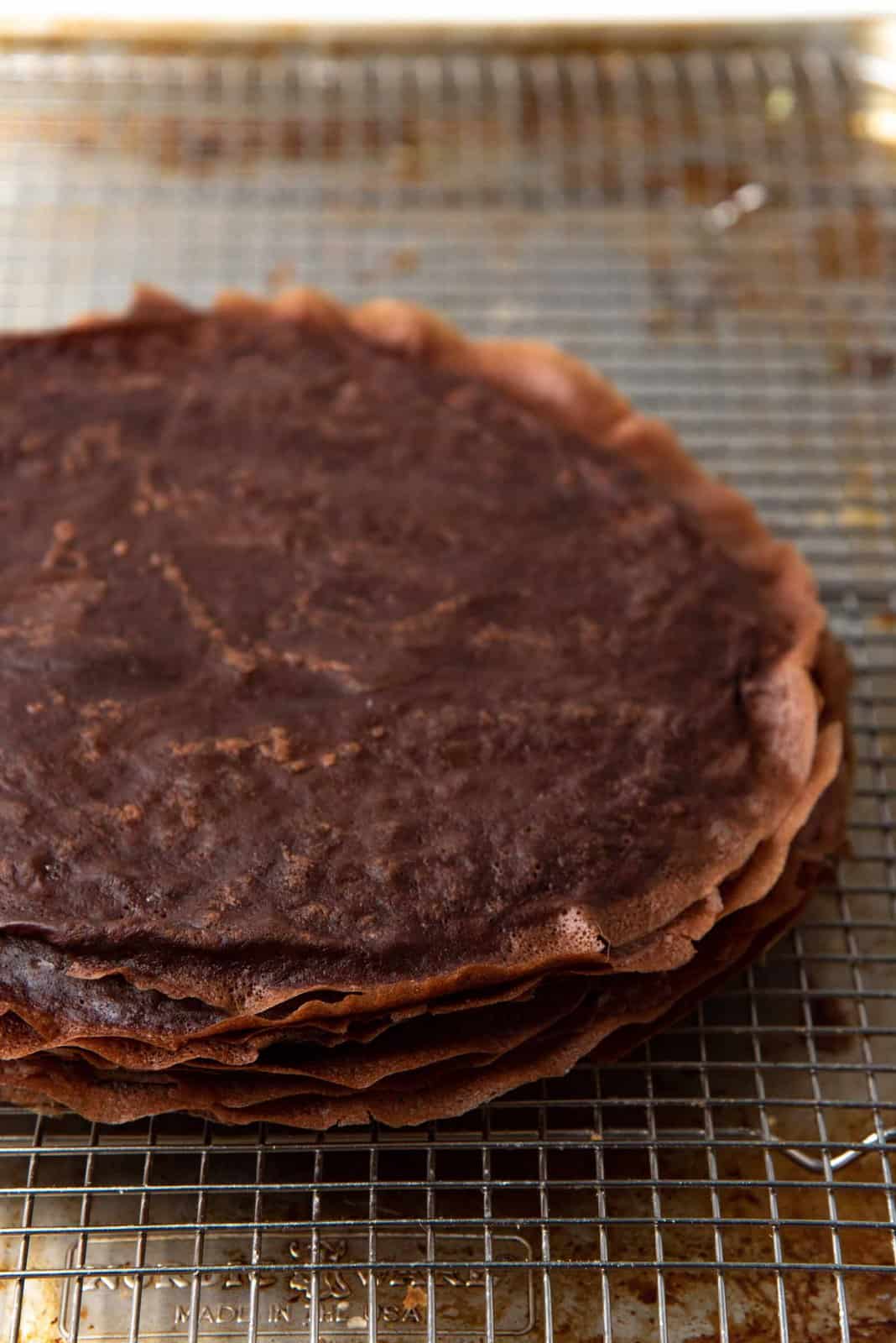 Salted Caramel Chocolate Crepe Cake - 42