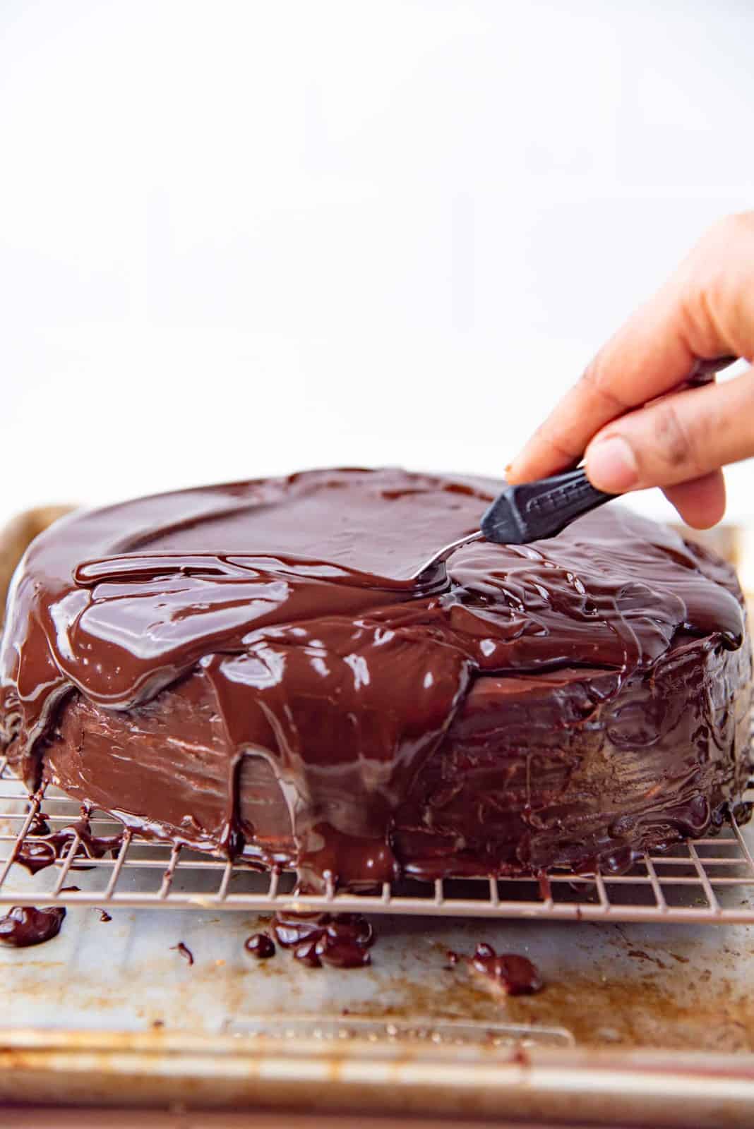 Salted Caramel Chocolate Crepe Cake - 47