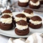 Chocolate choux pastry social media