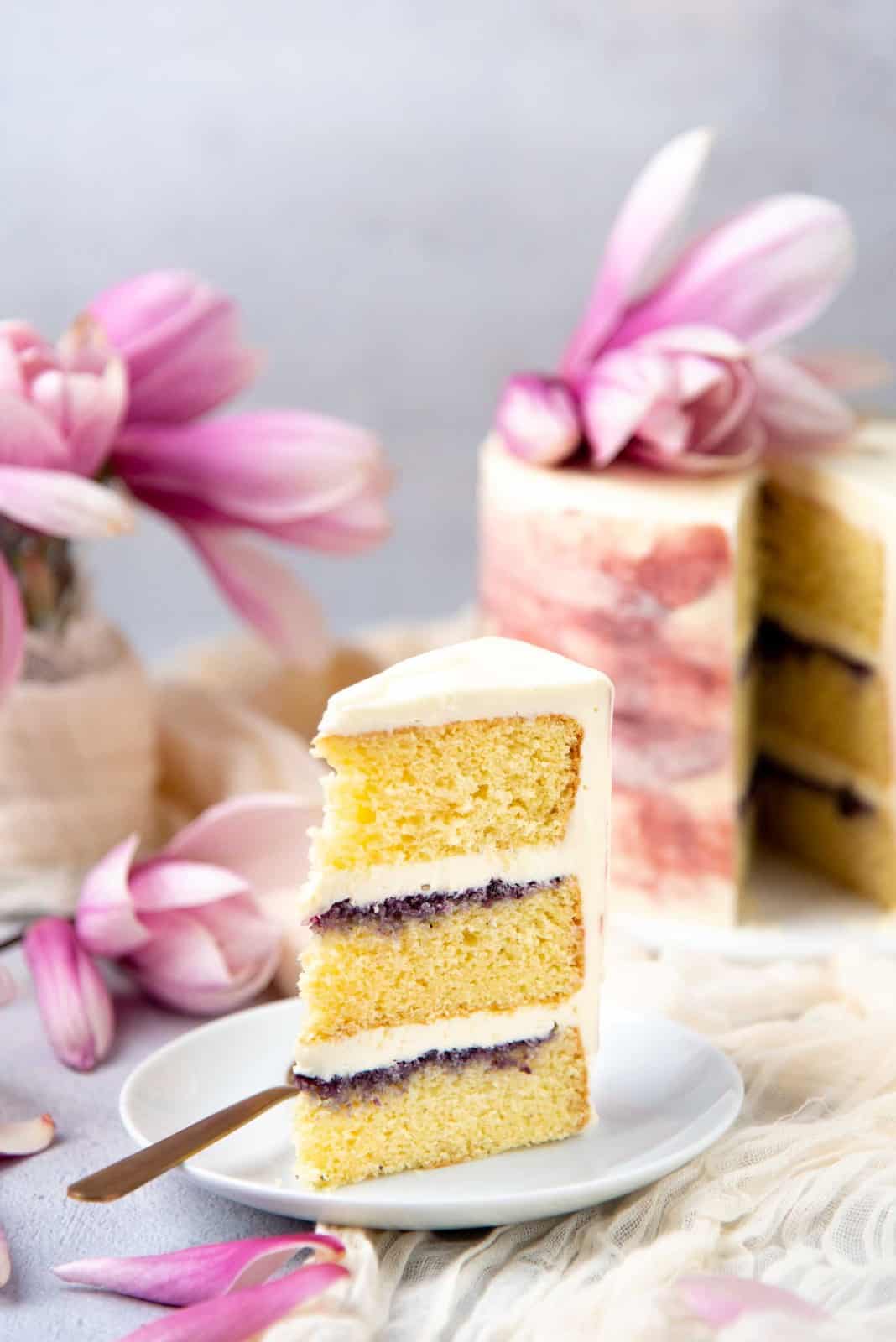 Ginger Cardamom Cake with Rose Buttercream  Magnolia Cake  - 48