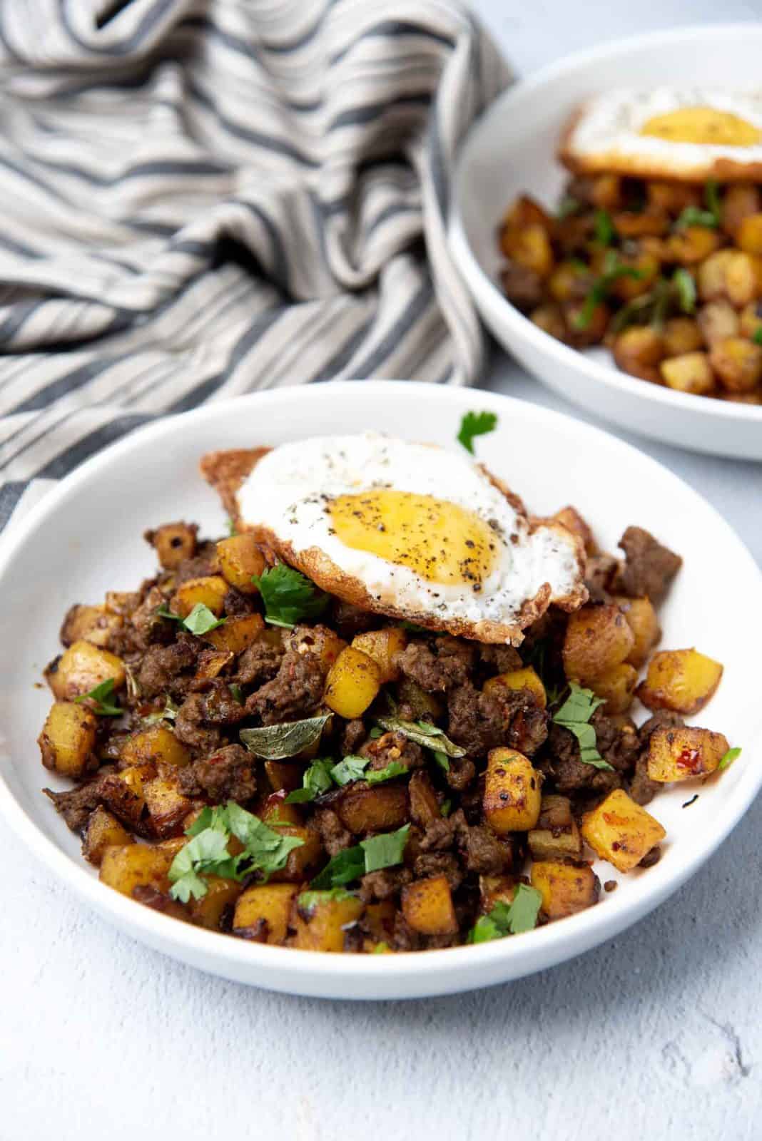 Easy Curried Potato Hash - The Flavor Bender