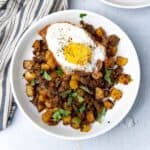Curried potato hash social media