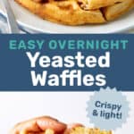 Yeasted waffles Social Media