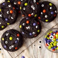 Halloween monster cookies social media