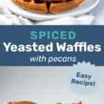 Spiced yeasted waffles Social Media