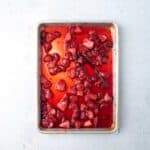 Oven roasted strawberries SM.