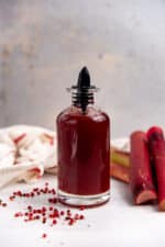 Amazing Rhubarb Syrup - The Flavor Bender