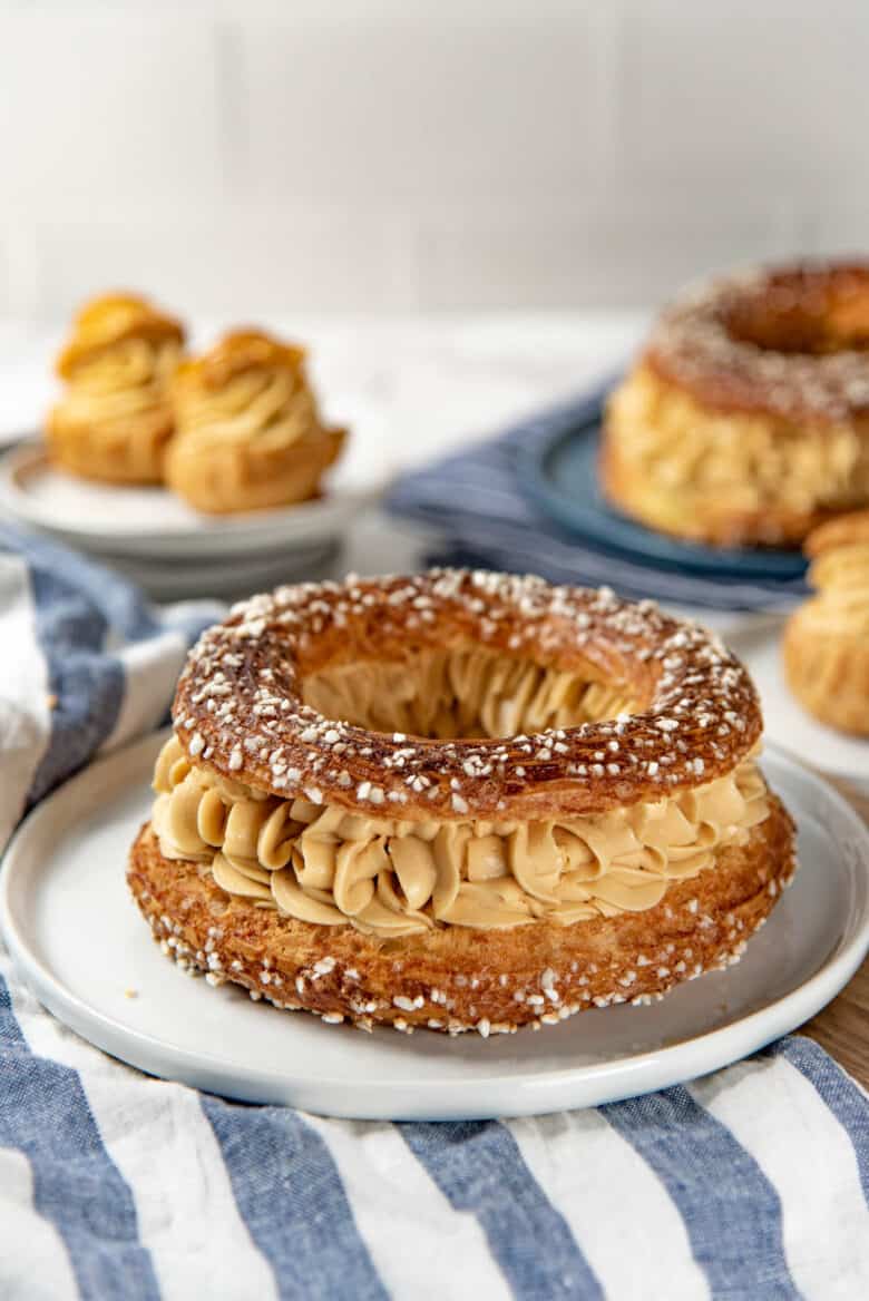 Paris Brest Recipe (with Praline Mousseline Cream) The Flavor Bender