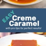 Creme Caramel pinterest image.