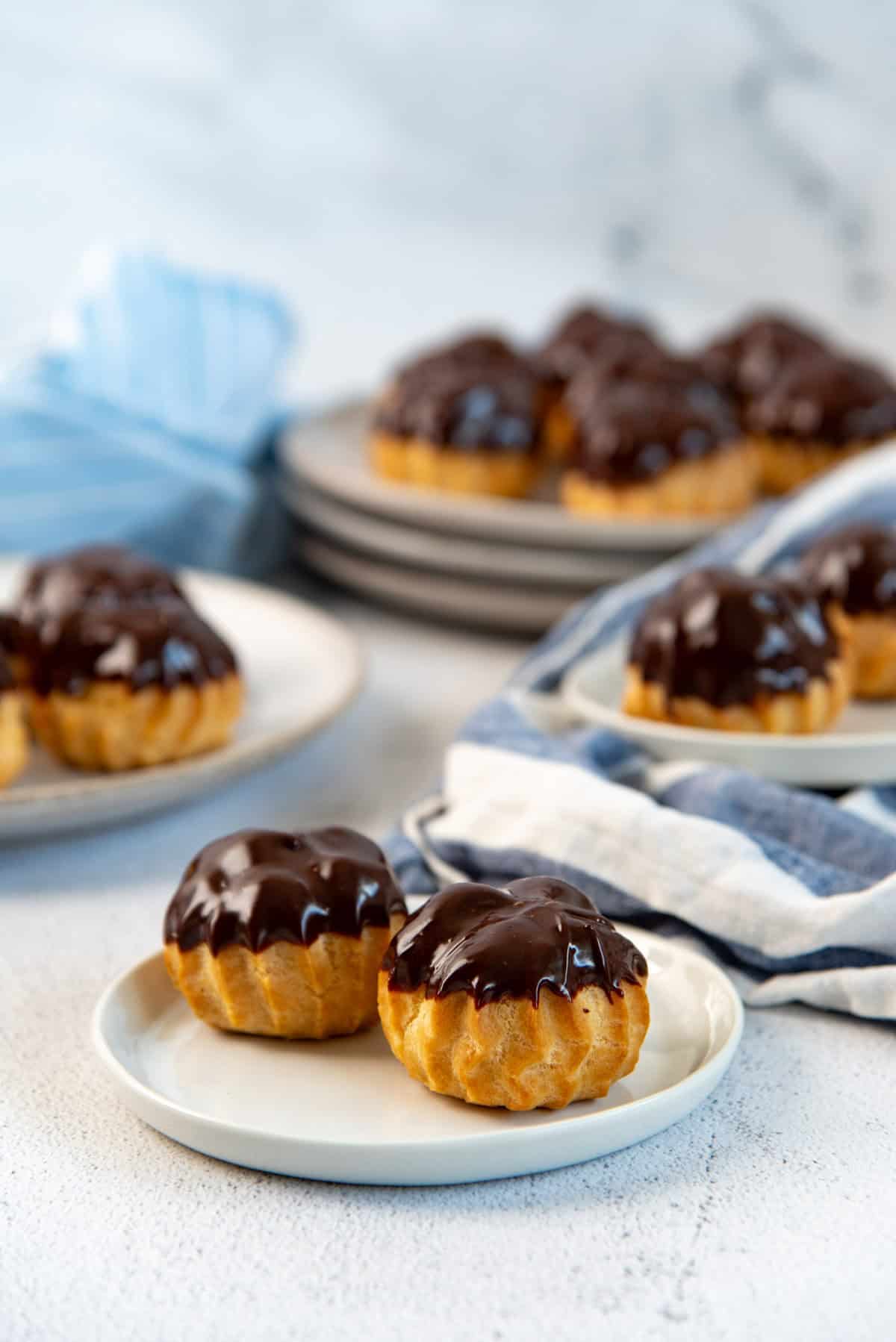 The Best Profiteroles Recipe  with Pastry Cream  - 80