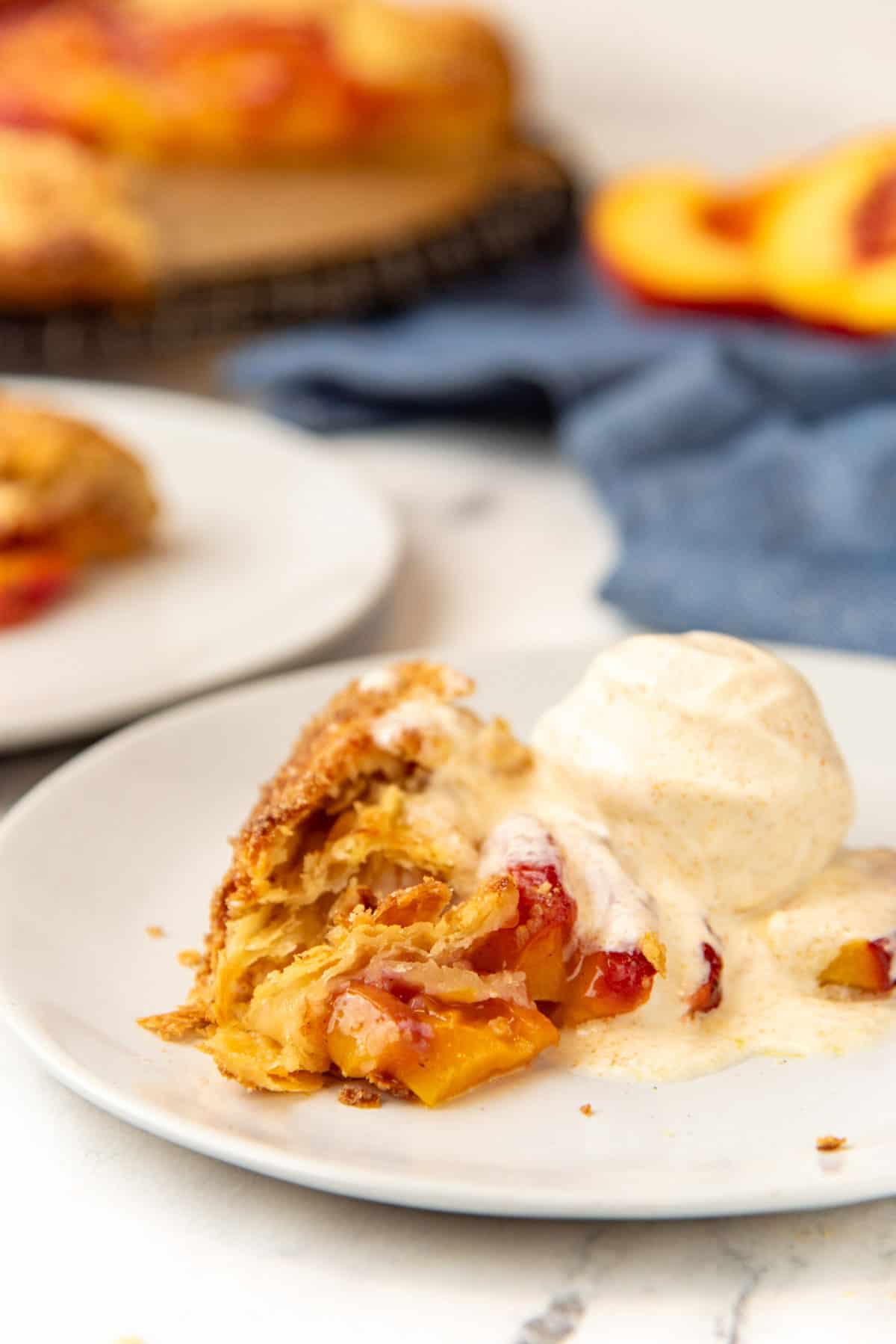 Easy Peach Galette Recipe - 1