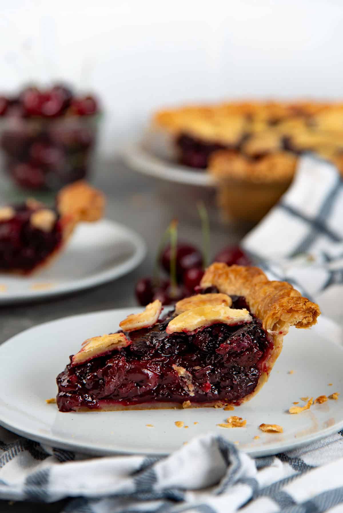 Easy Cherry Pie  with Homemade Cherry Pie Filling  - 71
