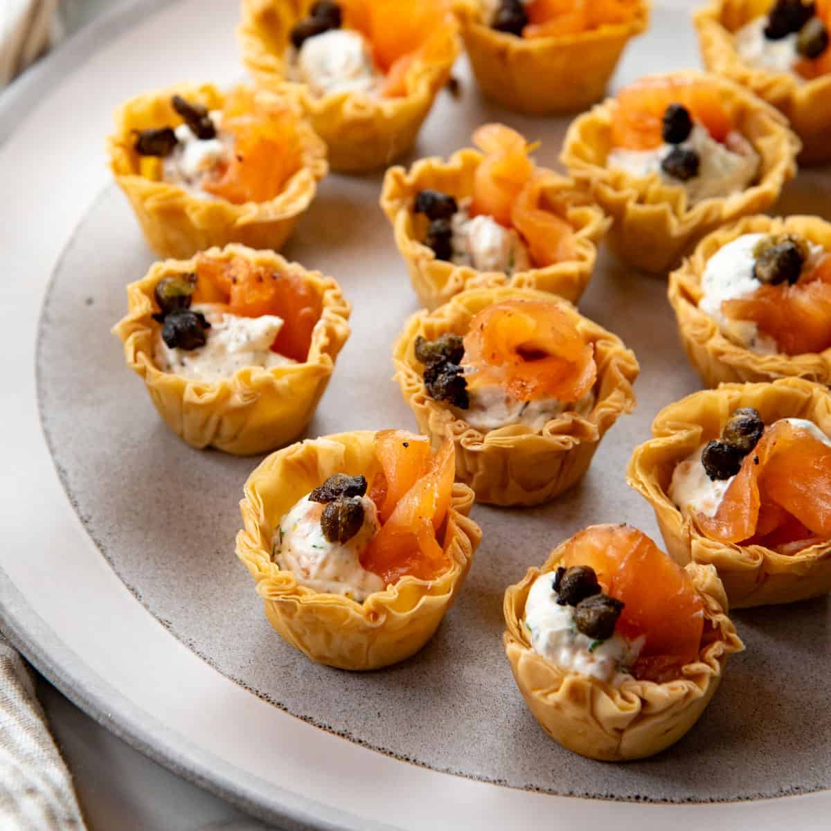 Smoked Salmon Canapés