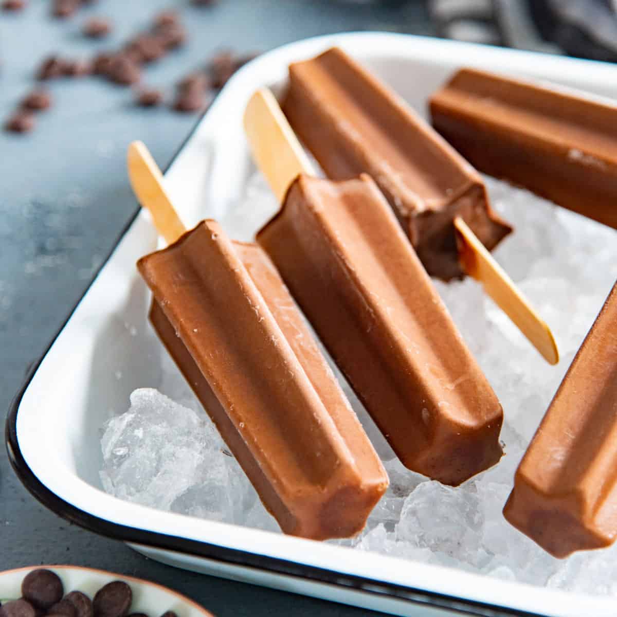 Homemade Fudgesicles (Fudge Pops)