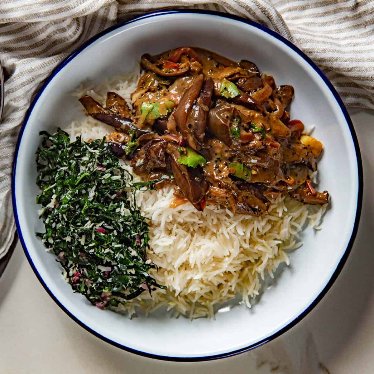 Brinjal Curry (Sri Lankan Eggplant Curry)